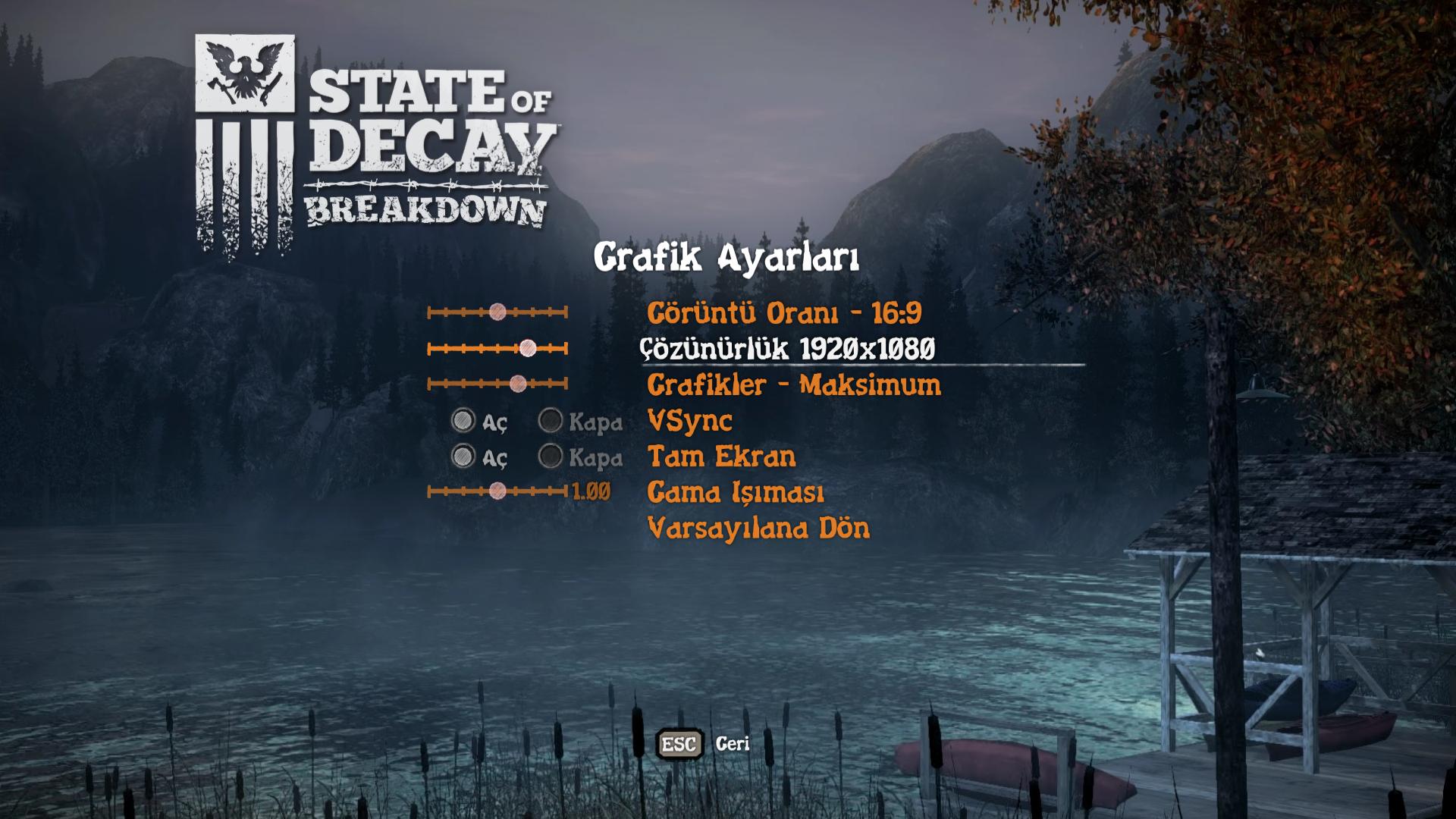 Начать продолжить игру. State of Decay главное меню. State of Decay 1. State of Decay Breakdown. State of Decay: year one Survival Edition.